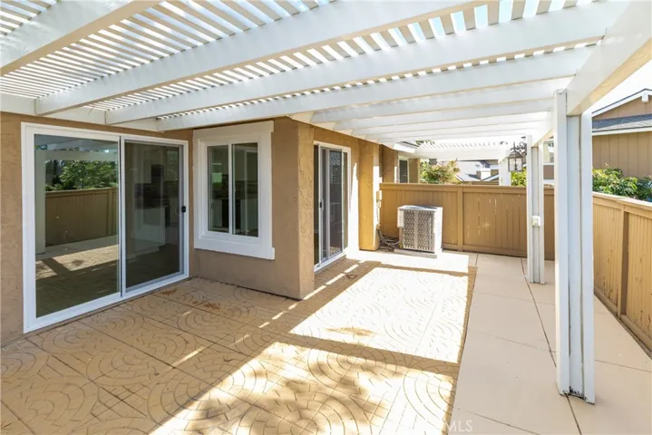 PATIO IS FENCED AND VIEWS OF GREENBELT