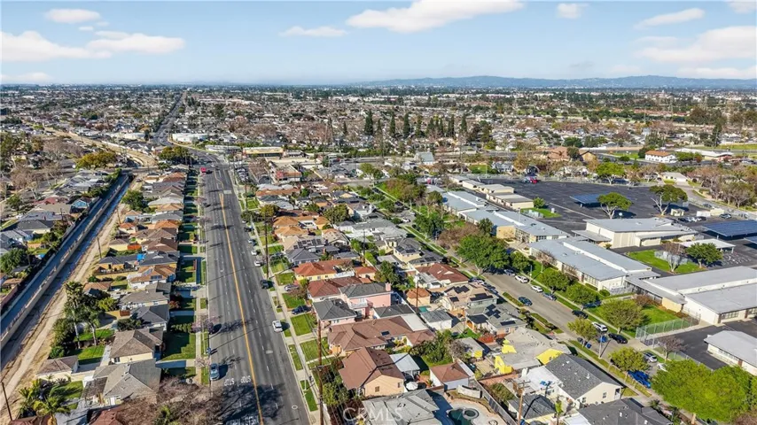 drone photo showing proximity of Glover Cleveland Elementary School