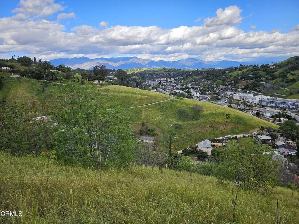 View from top of lot