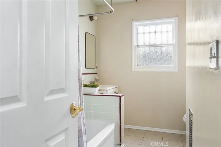 Second bathroom with reglazed tub