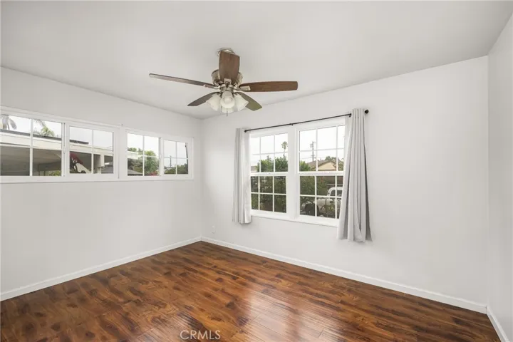 Second bedroom with double door closet