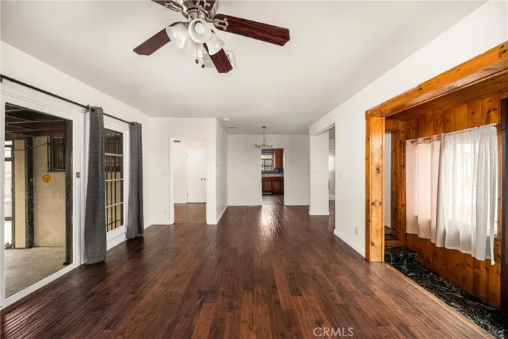 Living room with dining area