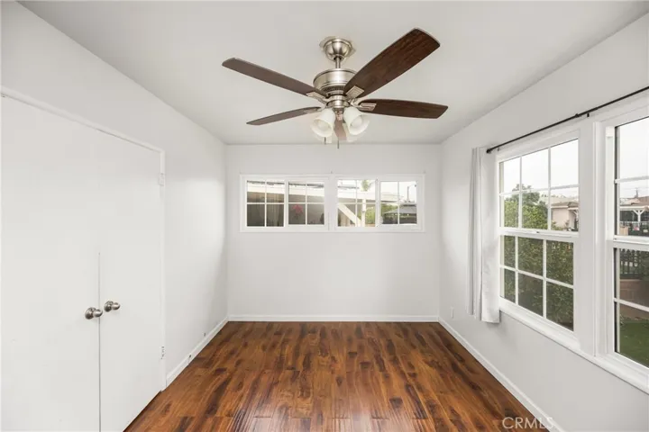 Second bedroom with double door closet