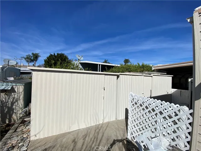 Three outside sheds