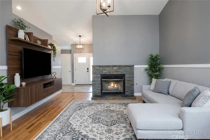 Living room Virtual Staged