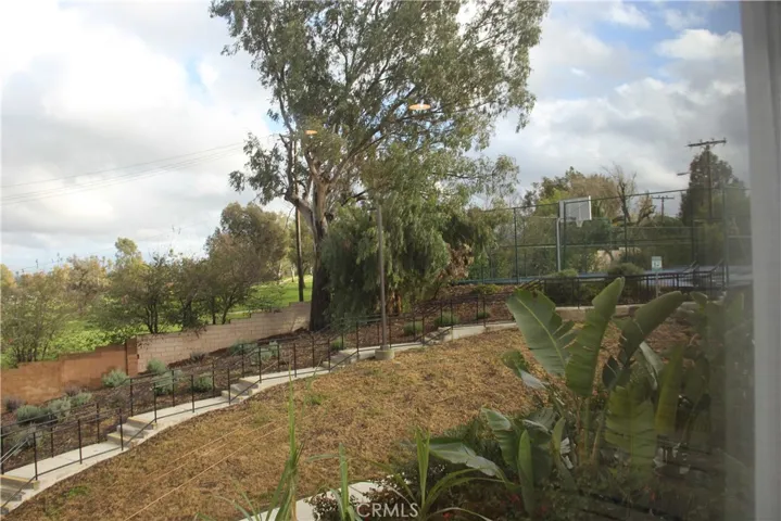 The view from the master bedroom