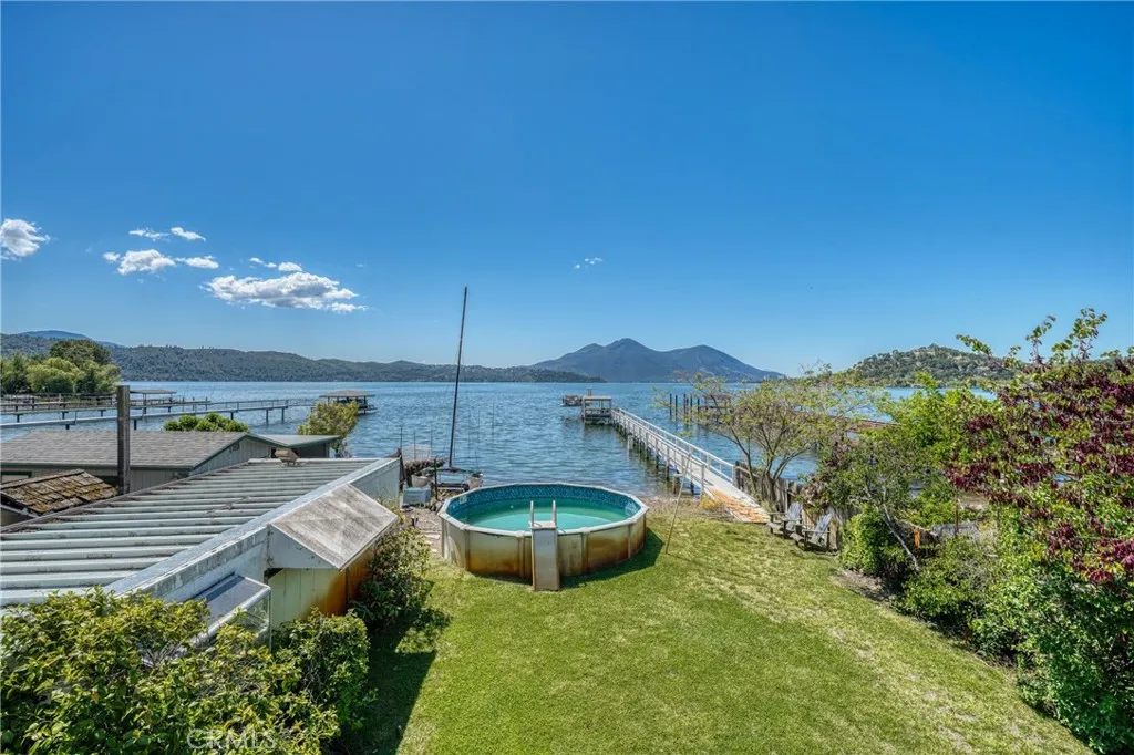 A lawn and a beach!