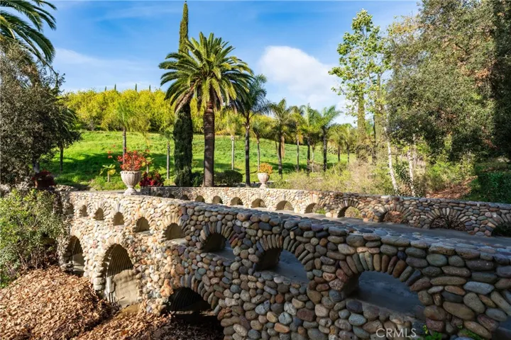 Stone bridge on approach to Marconi Ranch