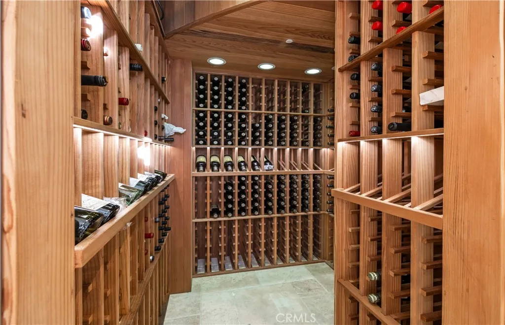 Temp controlled wine cellar