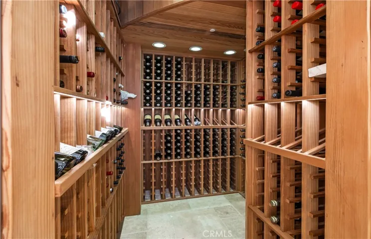 Temp controlled wine cellar