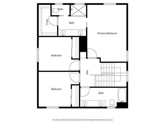 Upstairs floor plan
