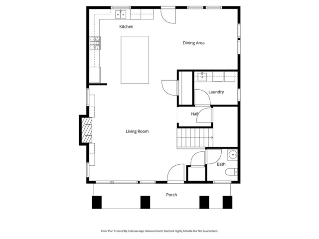 Downstairs floor plan
