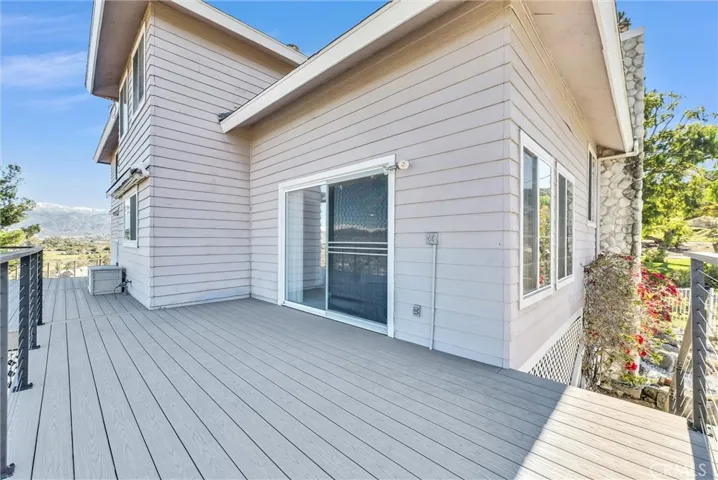 Deck is built with Timber Tech decking and includes a 50-year warranty.