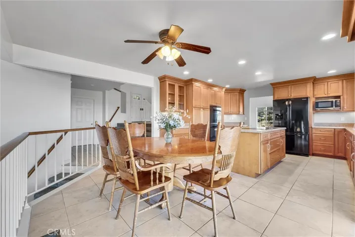 Informal dining in kitchen