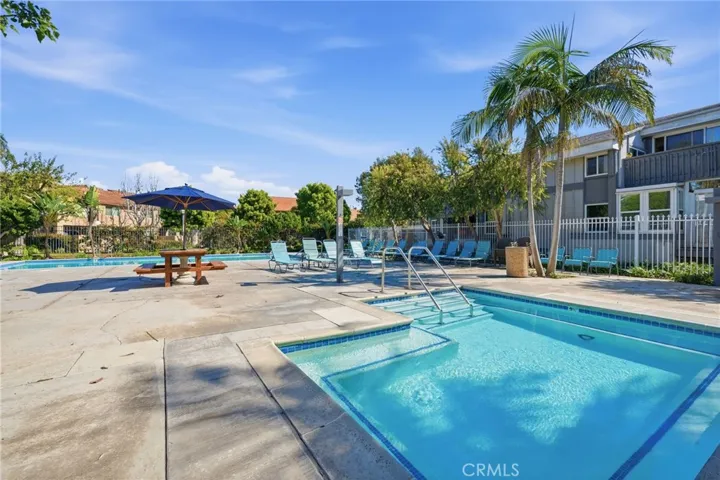 Private community jacuzzi