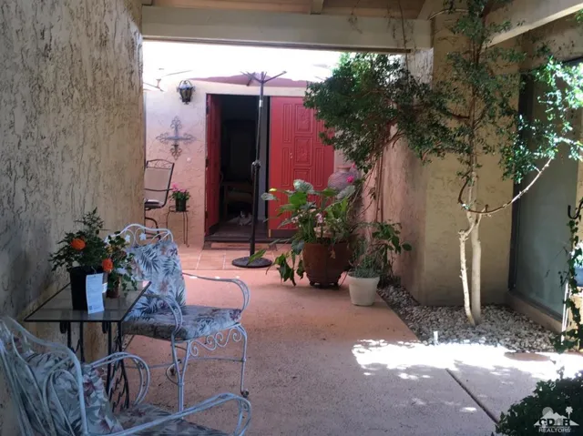 Enter through the Courtyard