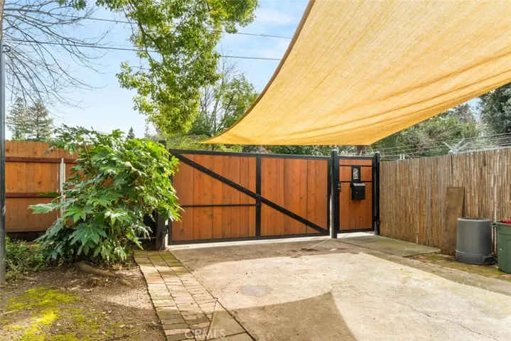 Back house driveway