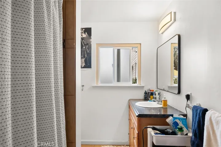 Front house - one hall bath