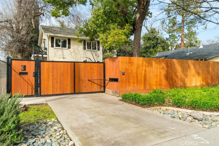 Back house - gated entry
