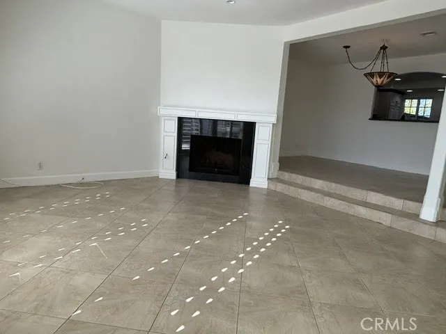 Enjoy the living room fireplace