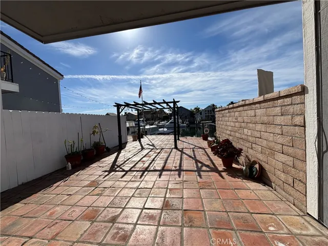 This gives you the full view of the backyard, water access, patio.