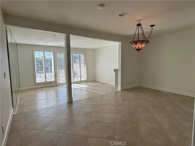 Dining room towards the living room