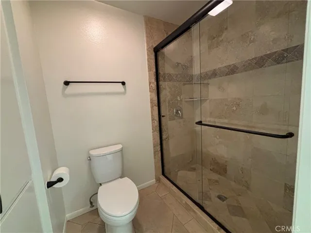 Primary, ensuite walk-in shower.