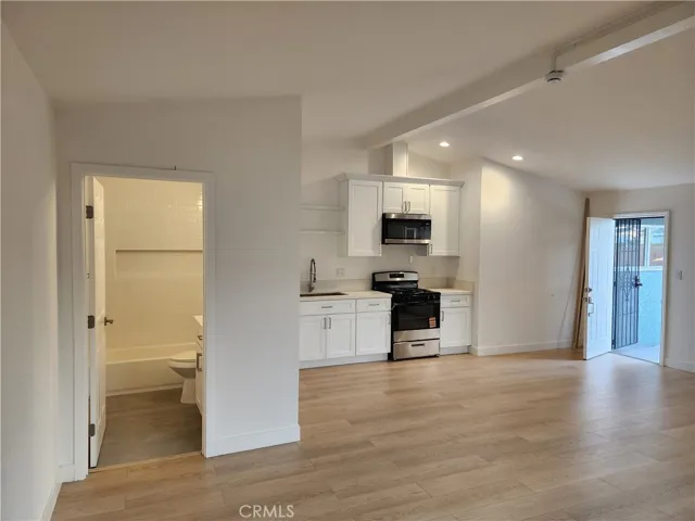 View through to front entry.