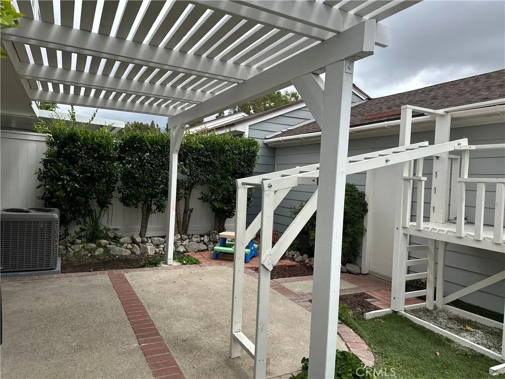 Pergola in Backyard