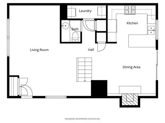 Downstairs