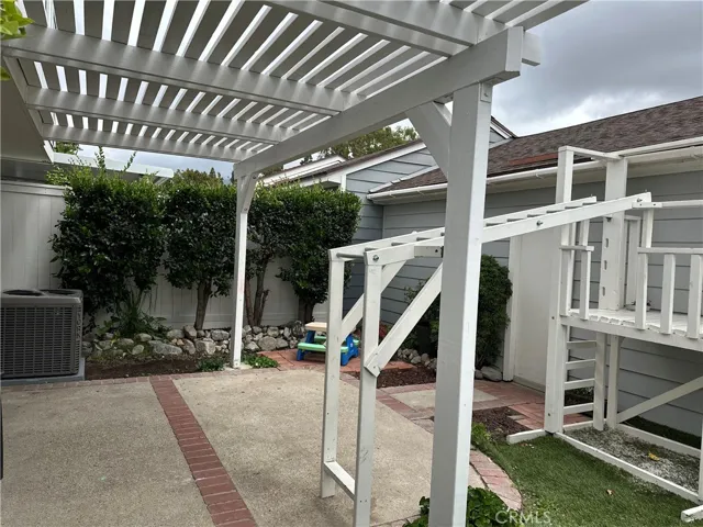 Pergola in Backyard
