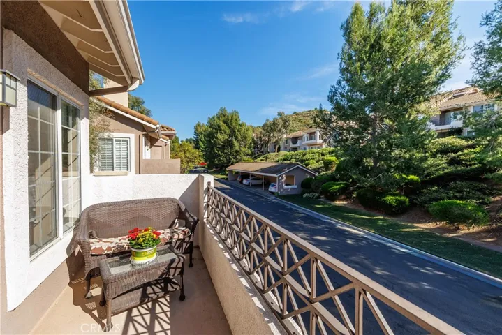 Relaxing Balcony off the Living Room with Beautiful Views!