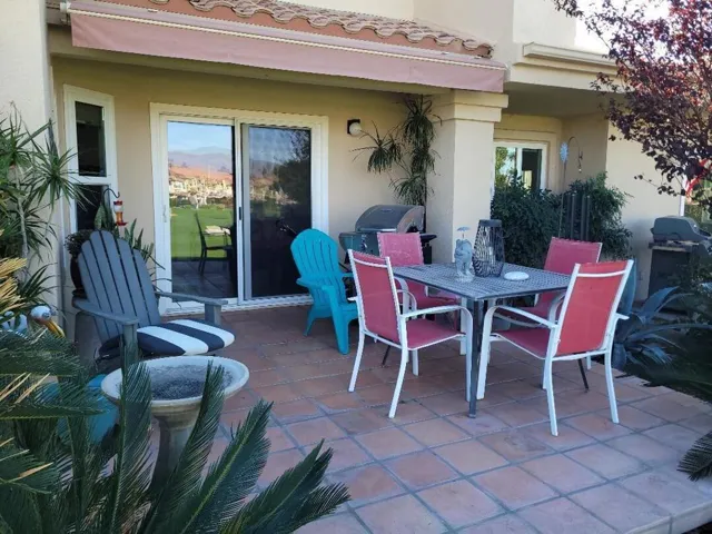 Private Patio with Awning