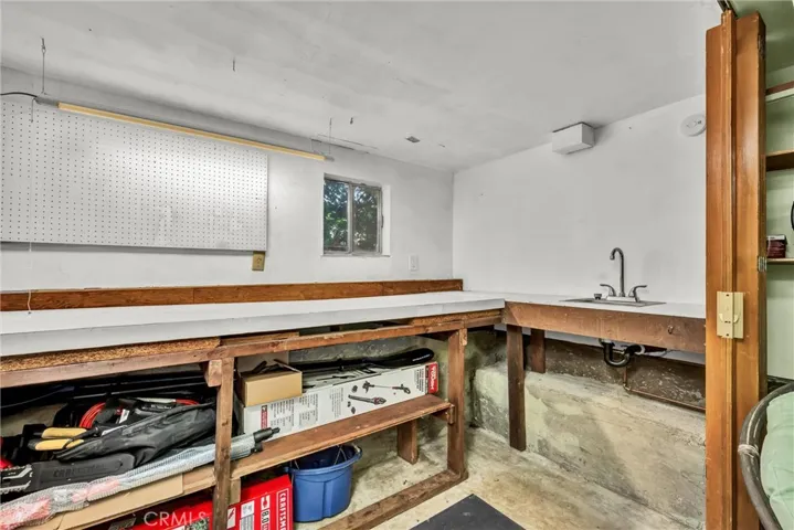 Workbench or could be kitchenette with small sink