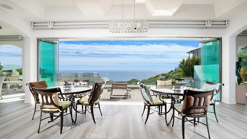 Downstairs Views with Open Glass Doors