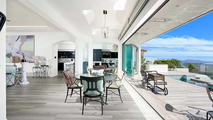 Downstairs Views with Open Glass Doors