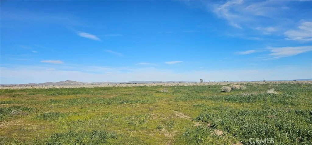 Facing East at property