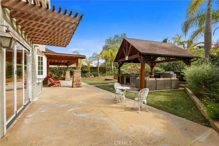 Backyard with Outdoor Kitchen