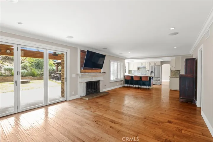 Family Room and Kitchen
