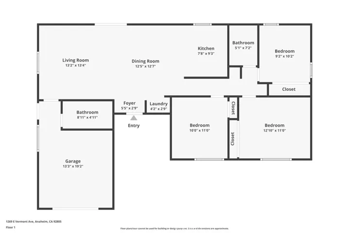 1269 E Vermont Avenue, Anaheim, California 92805