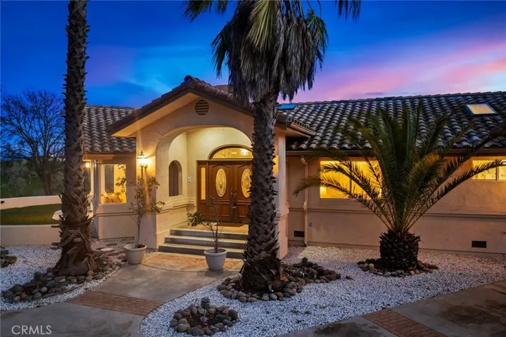 Double door entry elegance.