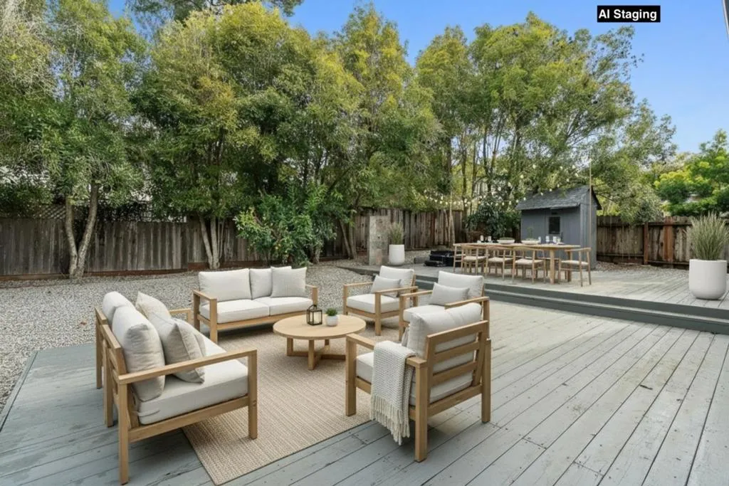 Back Yard Decks (Virtually Staged)