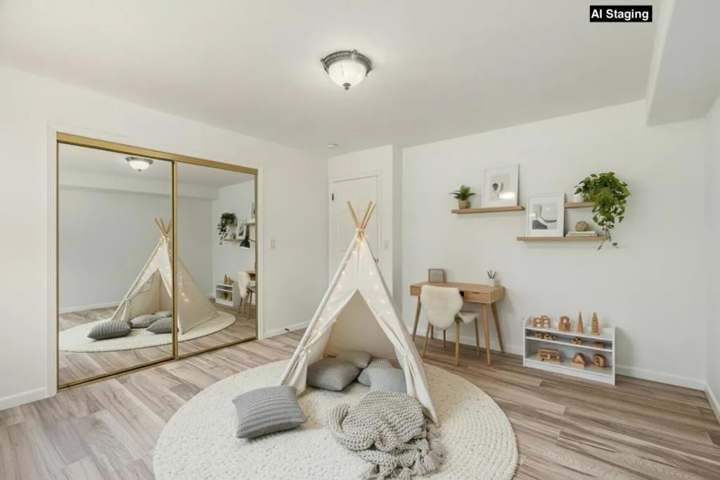 Bedroom (Virtually Staged)