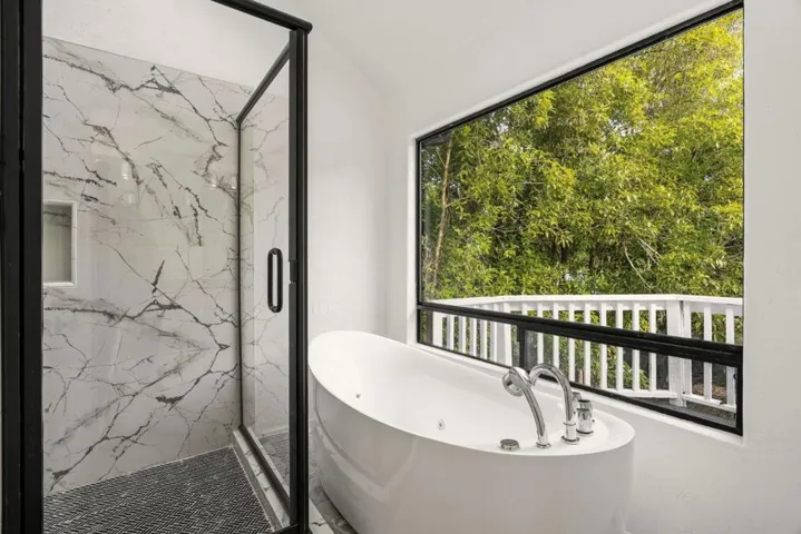 Soaking Tub & Shower in Primary Bath