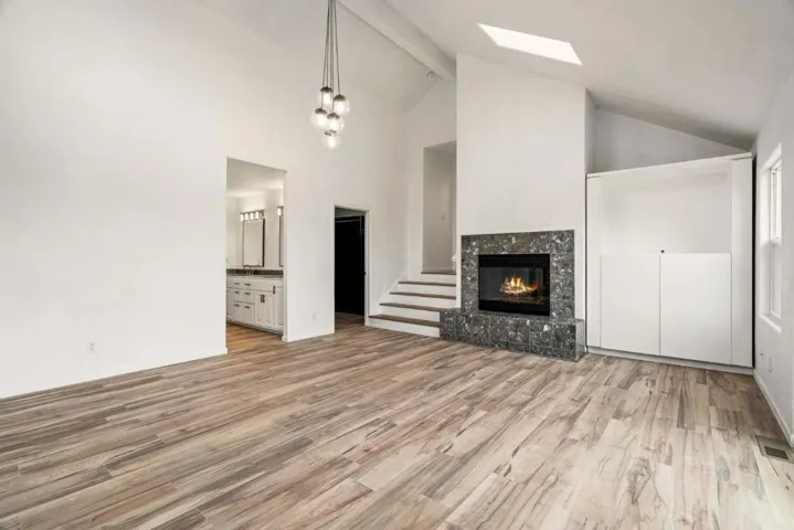 Primary Bedroom - Gas Fireplace.