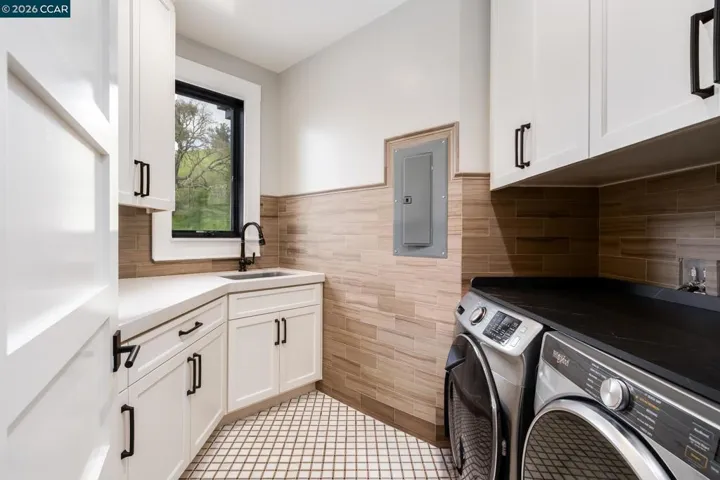 Upstairs laundry room