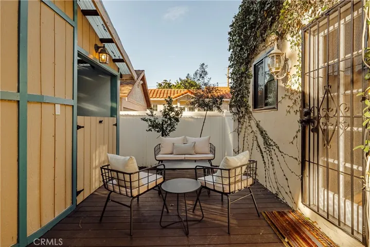 Outdoor Coffee Dining off the 2nd bedroom
