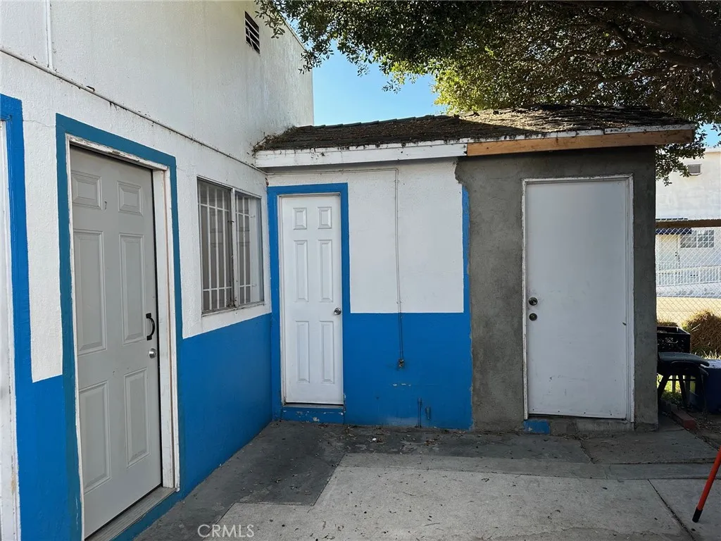 Doors to restrooms