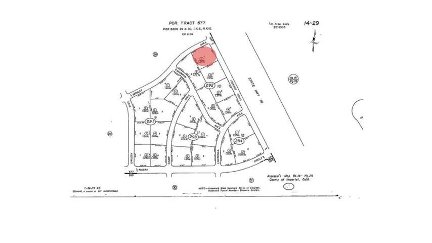 2019 Servie Rd. Plat Map