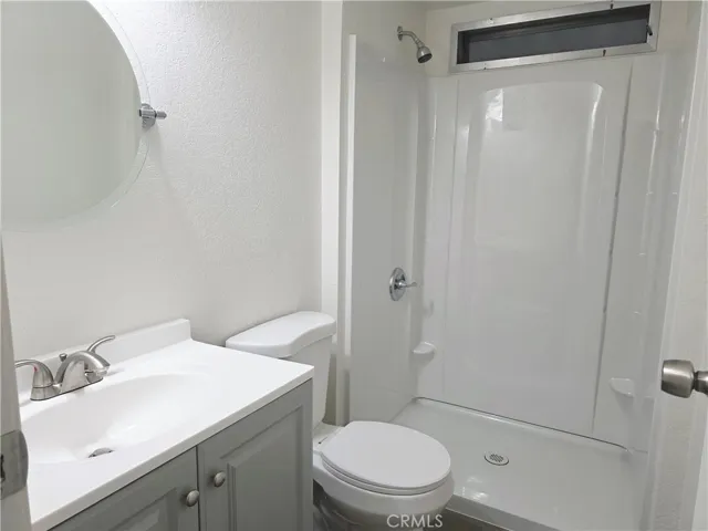 Guest bathroom walk-in shower